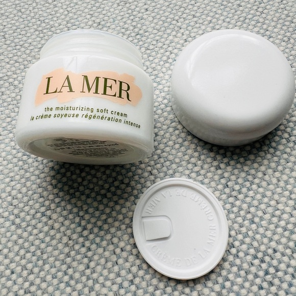LA MER The Moisturizing SOFT Cream 1 oz / 30 ml EMPTY Jar，JAR ONLY - Picture 4 of 5